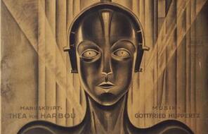 " Metropolis is a silent film by Fritz Lang known for its futuristic style and special effects."