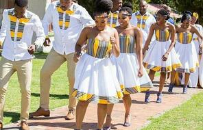 This Tswana-Venda wedding demonstrates the continued importance of traditional culture in contemporary South African society.