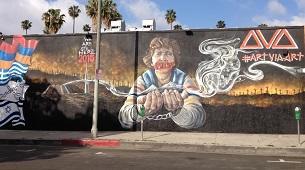 A mural by Arutyun Gozukuchikyan a.k.a. ArtViaArt in Los Angeles.