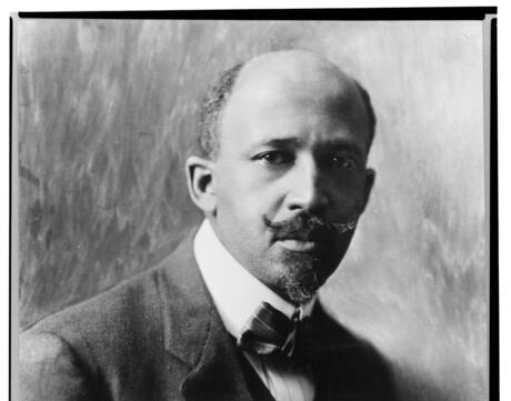 A portrait of W.E.B. Du Bois, head-and-shoulders, facing slightly right.