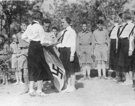 Hitler Youth and League of German Girls in Tianjin, China
