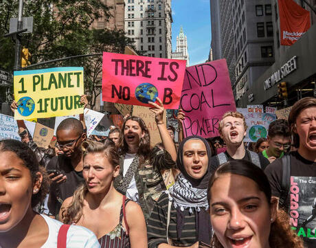 Earth Day Young Climate Activists.